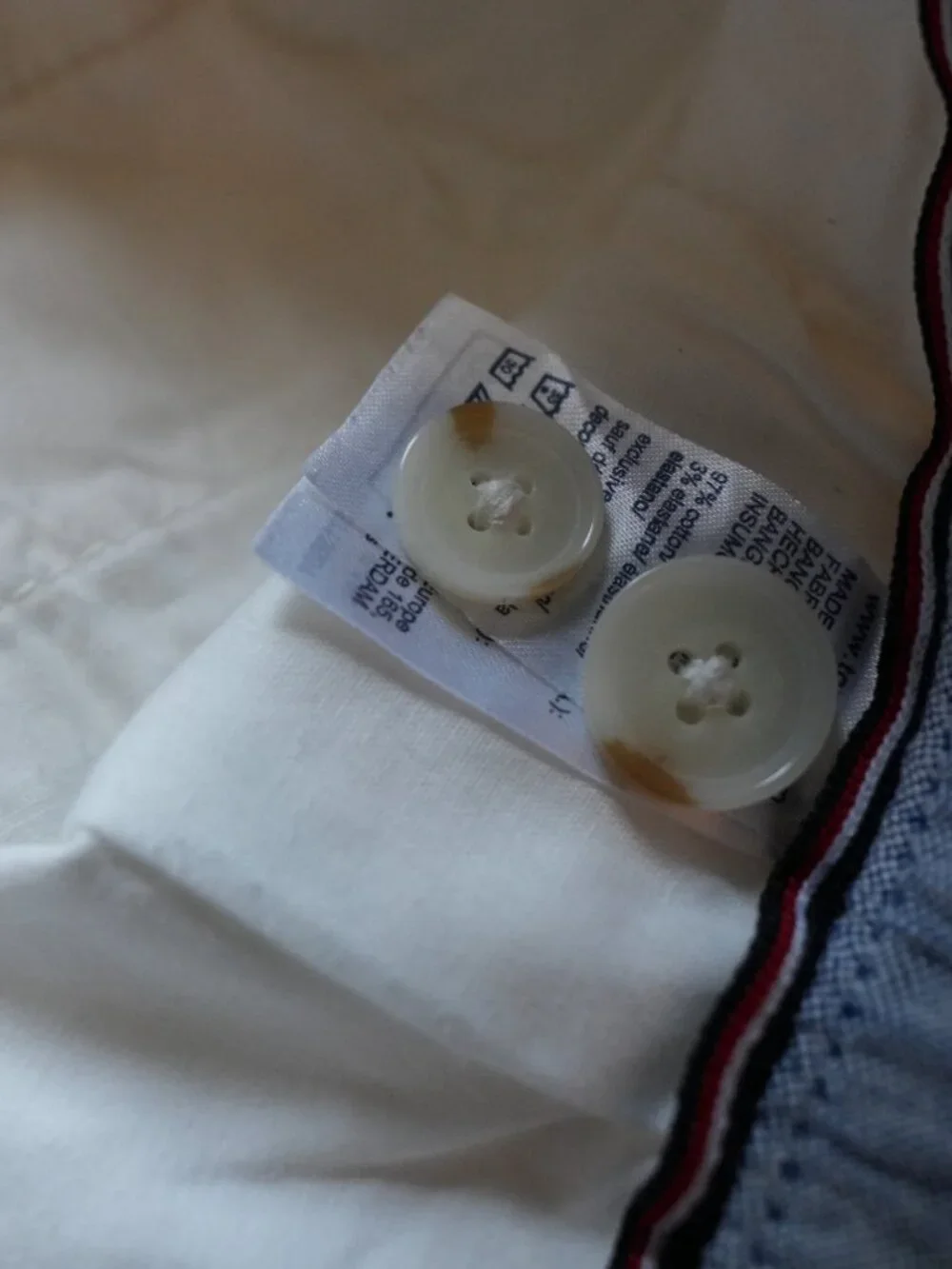 Large White Tommy Hilfiger Shorts